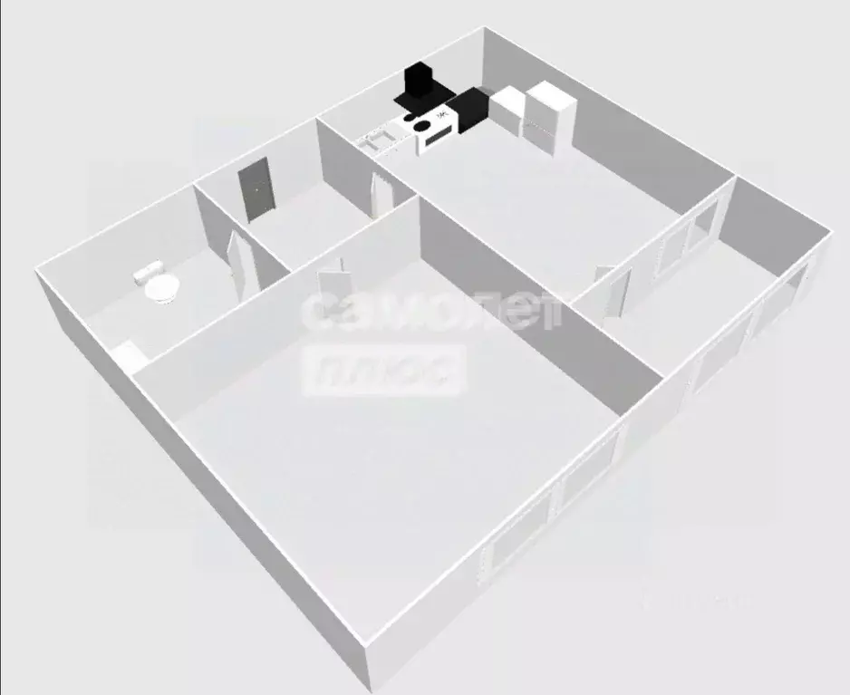 1-к кв. Московская область, Ленинский городской округ, пос. Битца ... - Фото 2