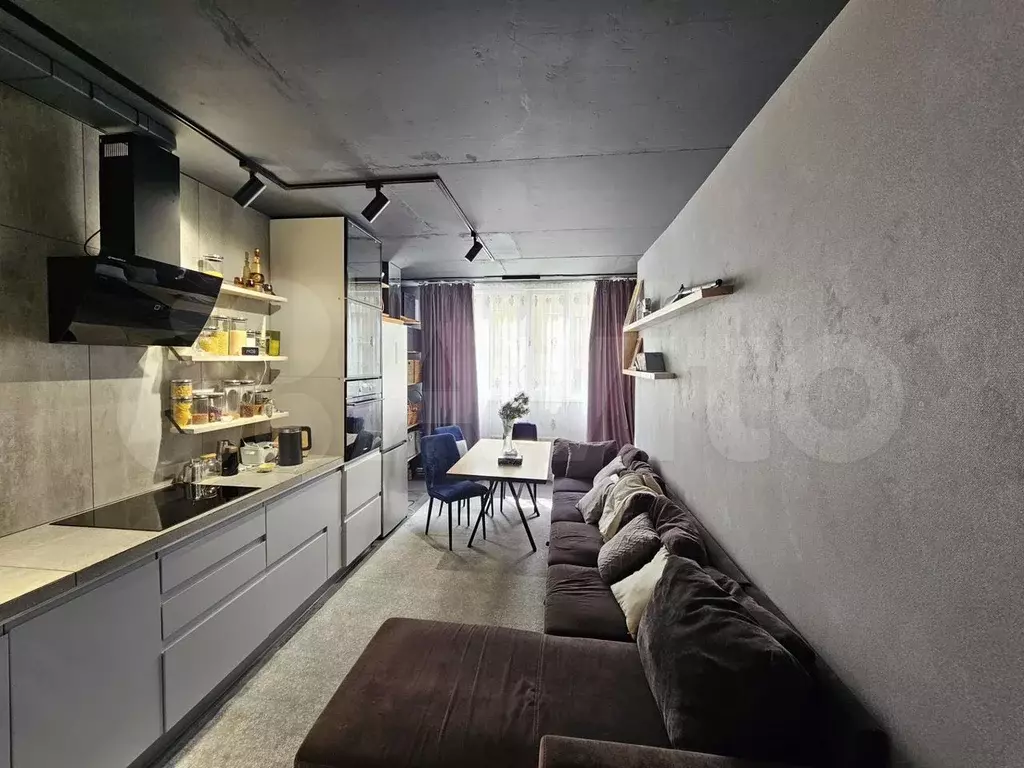 2-к. квартира, 55 м, 1/9 эт. - Фото 1