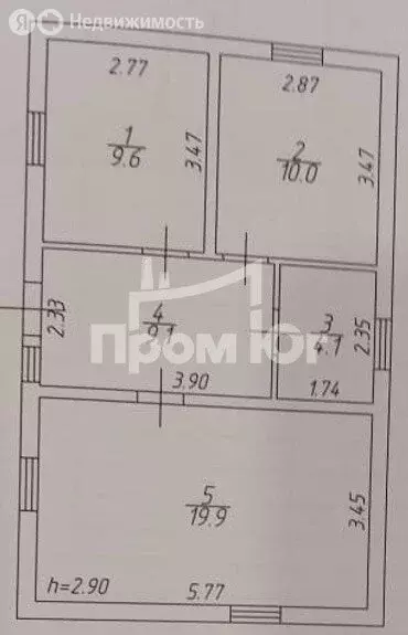 Дом в аул Козет, Кольцевая улица, 20/3 (56 м) - Фото 1