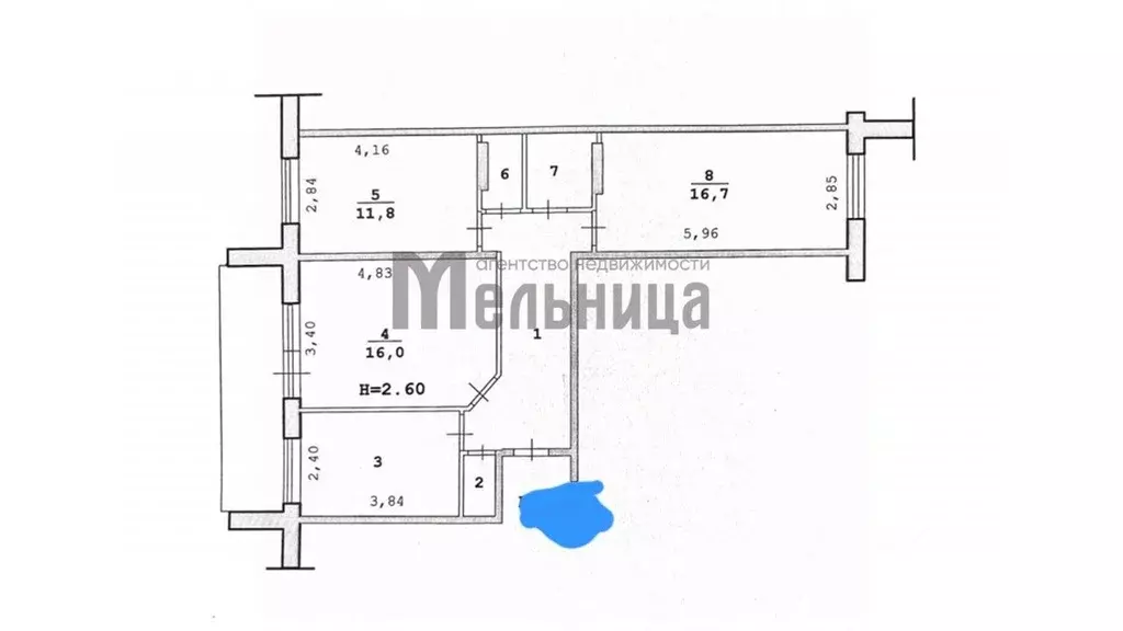 3-к кв. Волгоградская область, Волгоград ул. 51-й Гвардейской Дивизии, ... - Фото 1