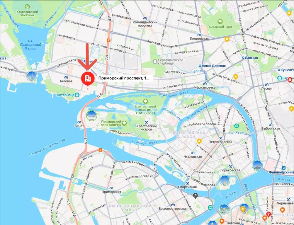 Офис в Санкт-Петербург Приморский просп., 137к1 (10 м) - Фото 1