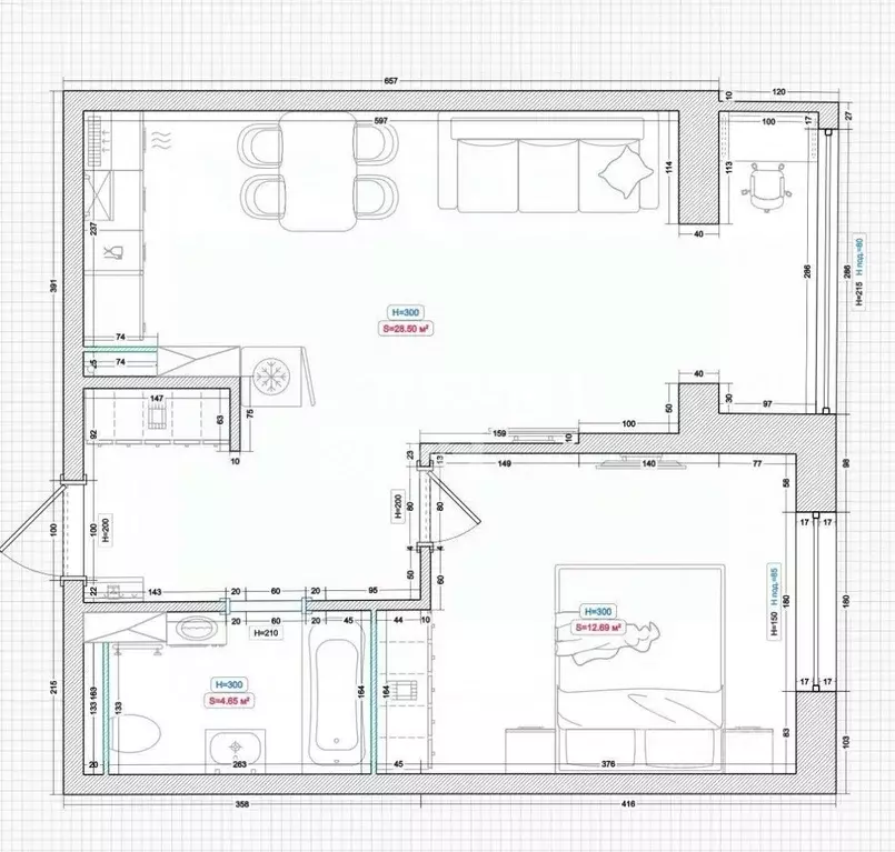 2-к кв. Калужская область, Обнинск ул. Славского, 10 (40.0 м) - Фото 2