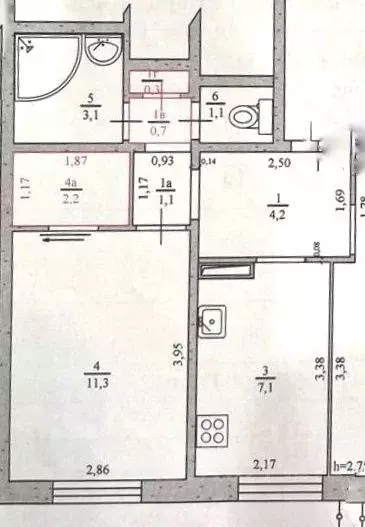 2-к кв. Тыва, Кызыл ул. Калинина, 14 (49.1 м) - Фото 1