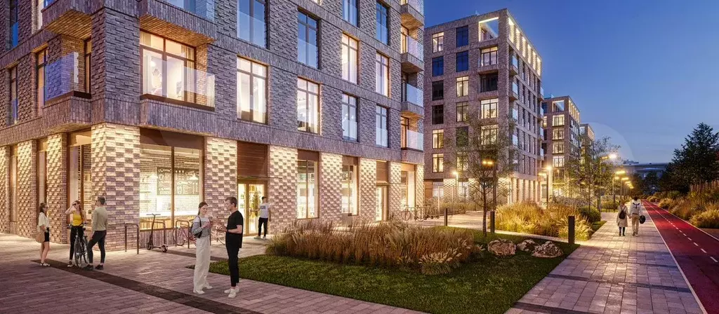 Квартира-студия, 27,6 м, 6/9 эт. - Фото 1
