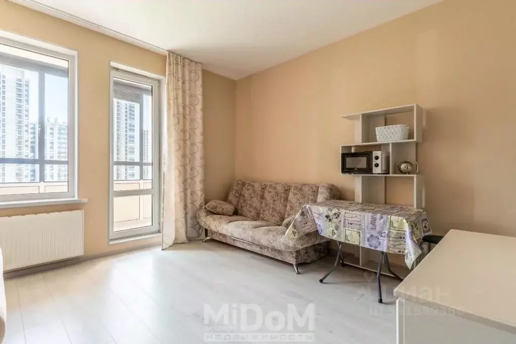 Студия Санкт-Петербург аллея Арцеуловская, 19 (24.0 м) - Фото 1