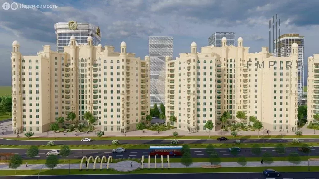 1-комнатная квартира: Грозный, проспект В.В. Путина, 1А (65 м) - Фото 1