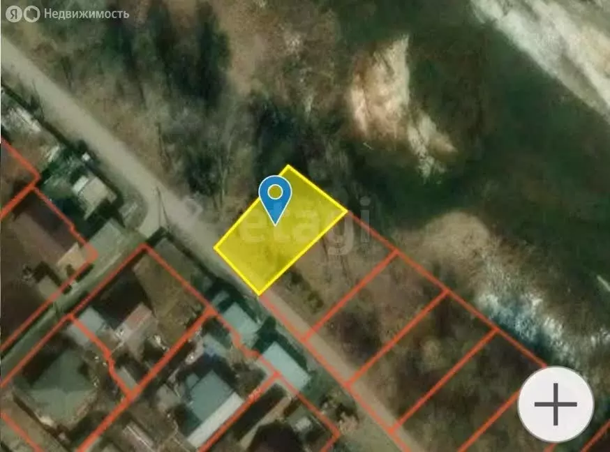 Участок в посёлок Октябрьский, Набережная улица (4.08 м) - Фото 1