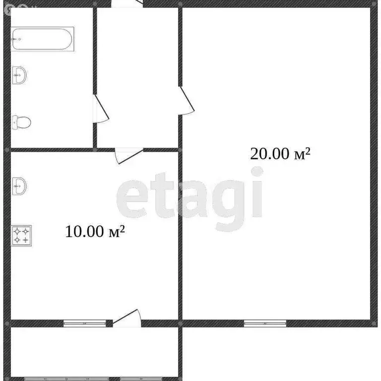 1-комнатная квартира: Краснодар, улица Краеведа Соловьёва, 2к3 (35.9 ... - Фото 1