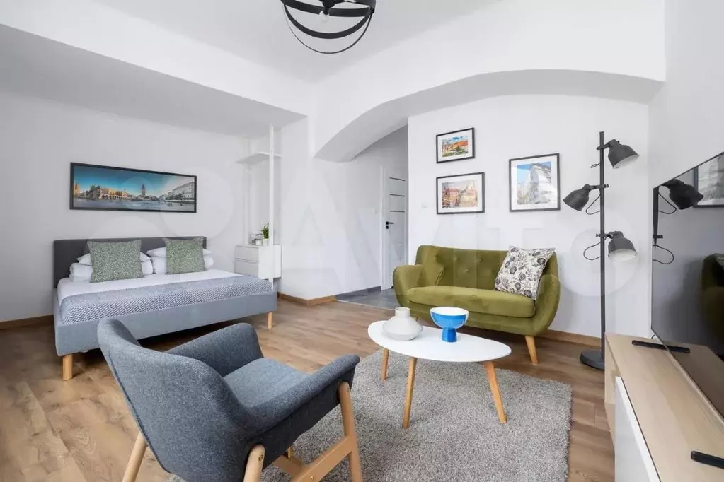 Квартира-студия, 23,4 м, 2/5 эт. - Фото 1