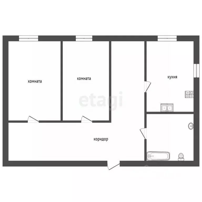 Дом в Севастополь ул. Грушевая, 9 (54 м) - Фото 2