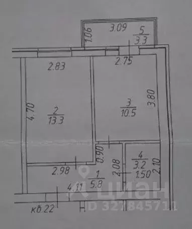 1-к кв. Адыгея, Тахтамукайский район, Старобжегокайское с/пос, Новая ... - Фото 1