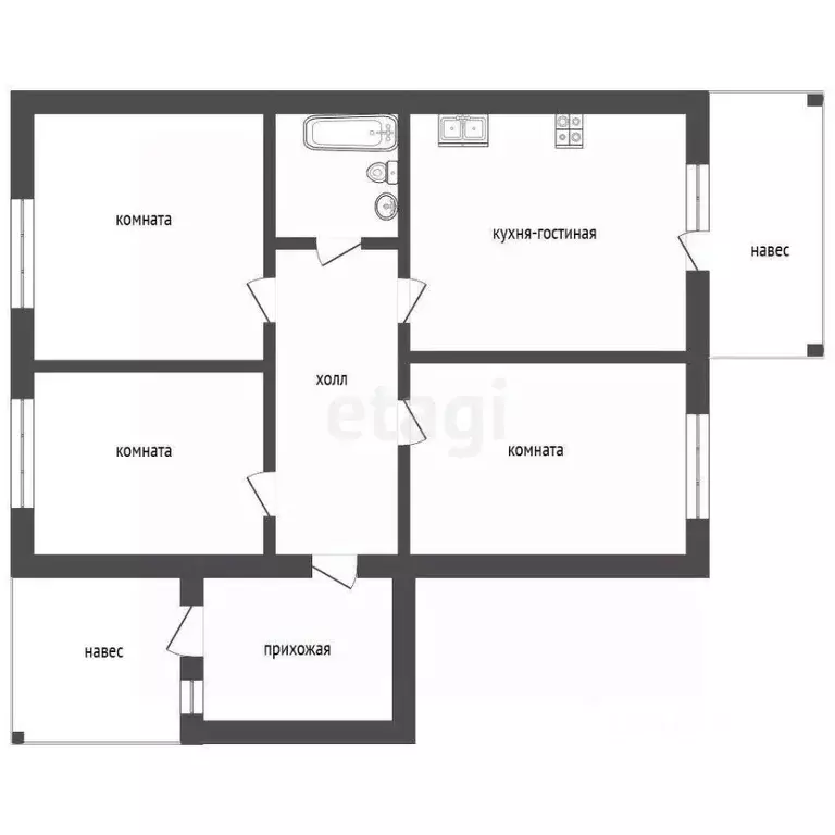 Дом в Ростовская область, Батайск Труд ДНТ, 6-я линия (80 м) - Фото 2