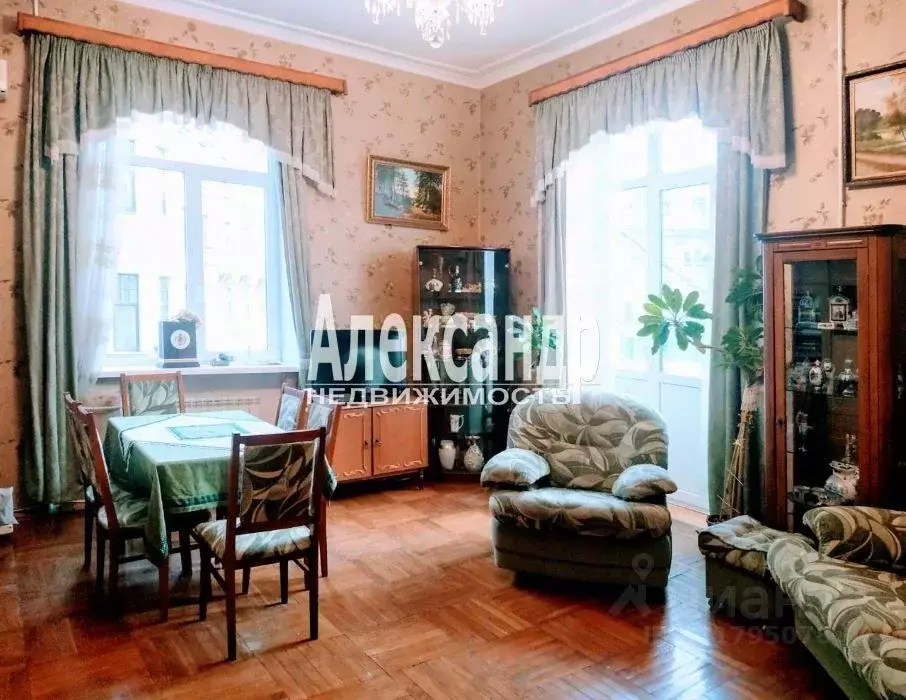 3-к кв. Санкт-Петербург Каменноостровский просп., 15 (105.2 м) - Фото 2