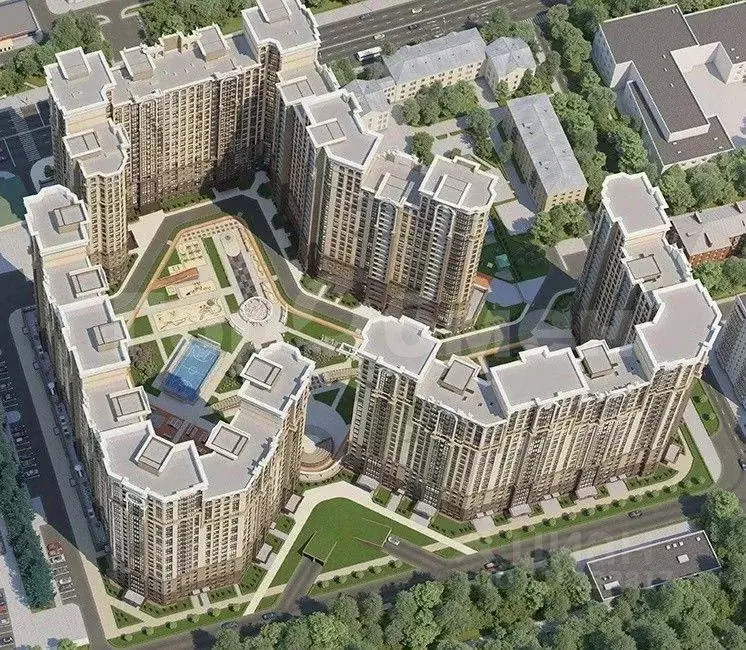 Квартира, 1 комната, 45.2 м - Фото 1
