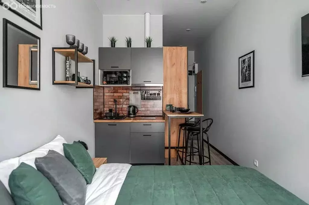 Квартира-студия: Санкт-Петербург, Большой Казачий переулок, 10 (16 м) - Фото 1