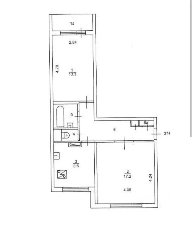 2-к кв. Москва Новгородская ул., 34 (52.3 м) - Фото 0