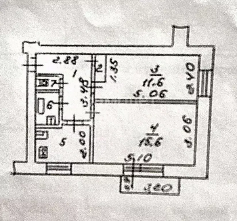 2-к кв. Липецкая область, Липецк Звездная ул., 3/4 (42.6 м) - Фото 2