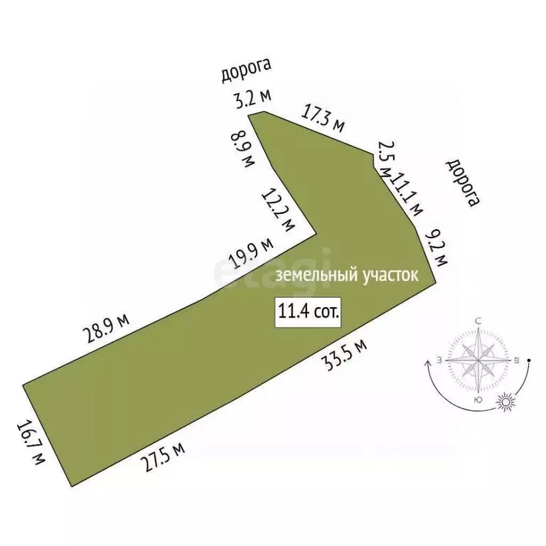 Участок в Тюменская область, Тюменский муниципальный округ, д. ... - Фото 1