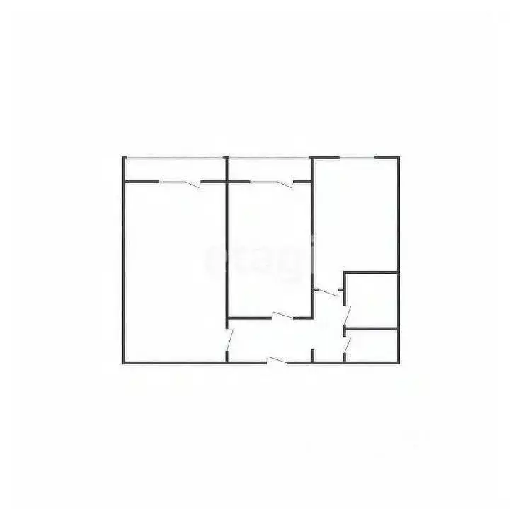 2-к кв. Курская область, Курск ул. Энгельса, 115/6 (70.36 м) - Фото 2