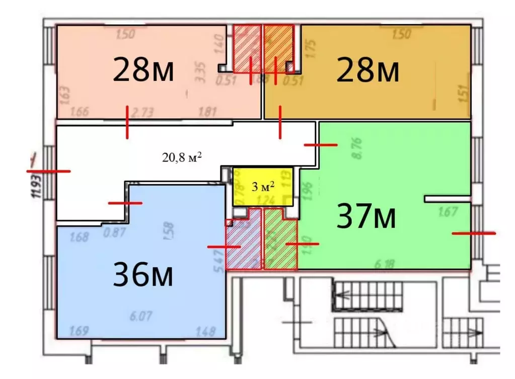 Помещение свободного назначения в Москва ул. Добролюбова, 8к1 (36 м) - Фото 2