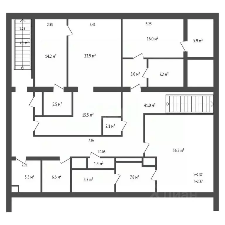 Помещение свободного назначения в Башкортостан, Стерлитамак просп. ... - Фото 2