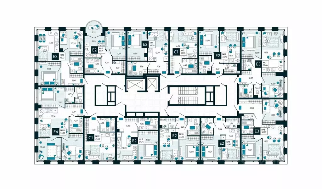 1-к кв. Тульская область, Тула ул. Чмутова, 158Д (34.74 м) - Фото 2
