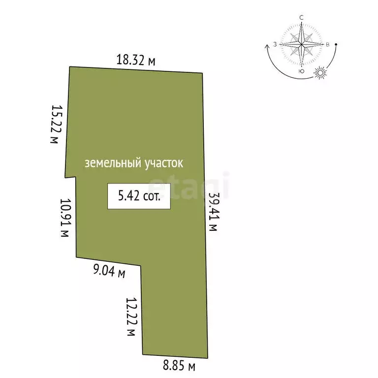 Участок в Ишим, Интернациональная улица (5.5 м) - Фото 1