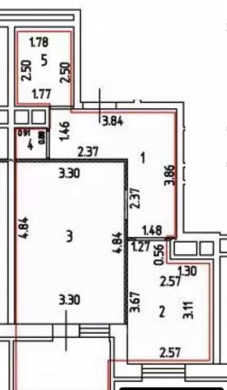 1-к кв. Тульская область, Тула ул. Строителей, 6 (39.0 м) - Фото 2
