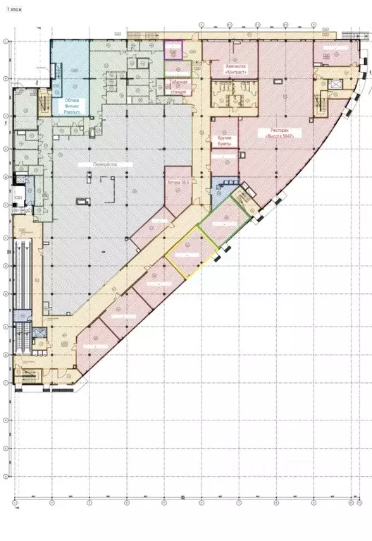 Торговая площадь в Москва Мичуринский просп., 13Ас1 (62 м) - Фото 2