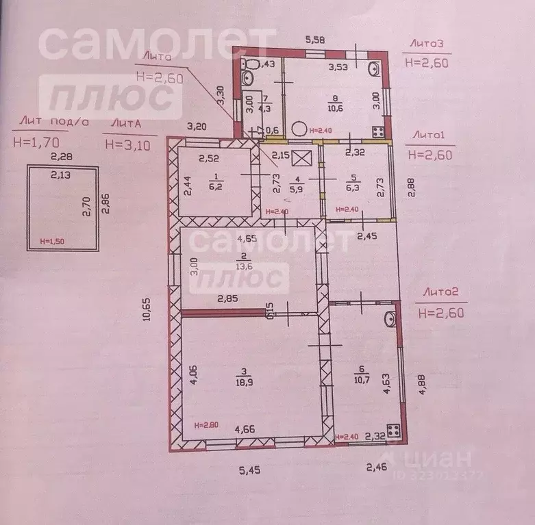 Дом в Краснодарский край, Приморско-Ахтарск Октябрьская ул. (76 м) - Фото 2