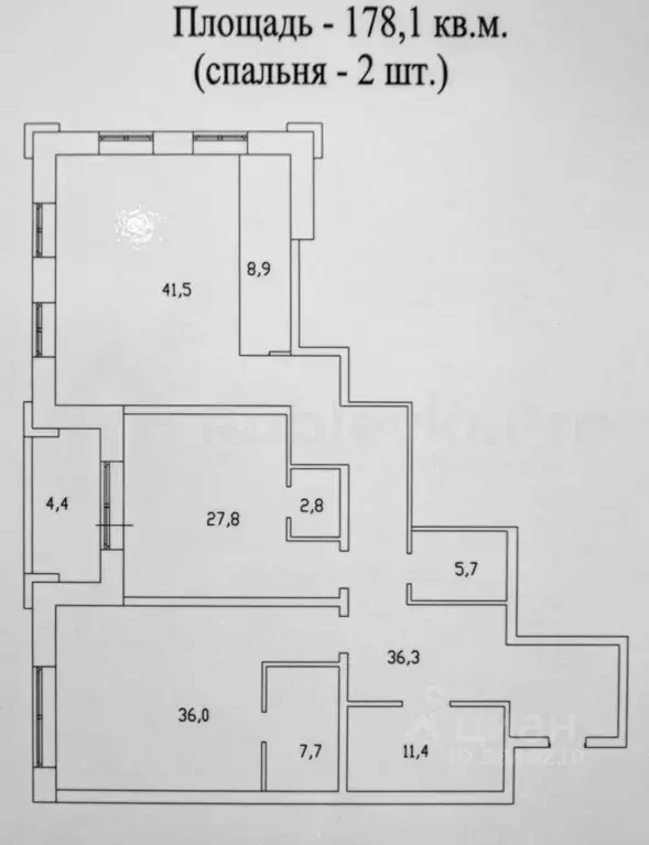 4-к кв. Московская область, Одинцовский городской округ, д. Семенково, ... - Фото 2