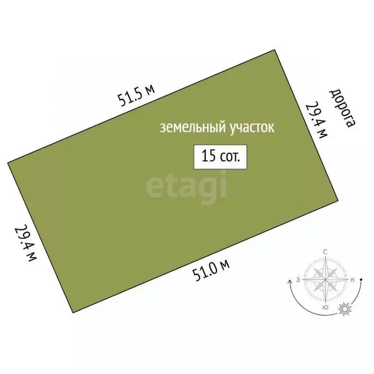 Участок в Тюменская область, Тюменский муниципальный округ, д. ... - Фото 2