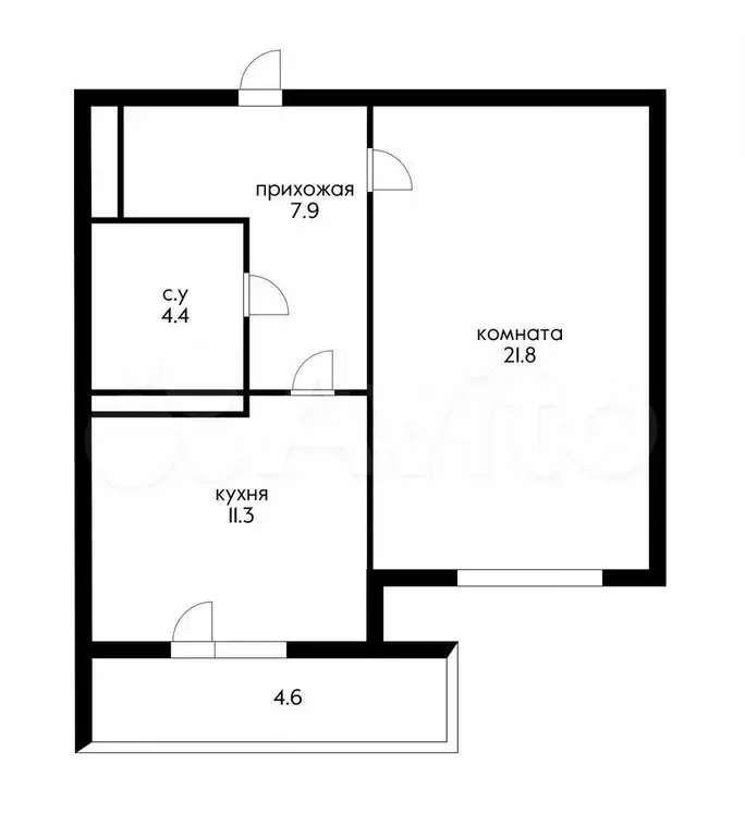 1-к. квартира, 50 м, 9/23 эт. - Фото 0