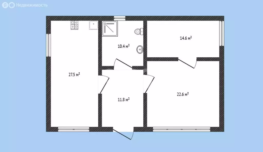 Дом в Черкесск, 2-я улица Строителей (86.9 м) - Фото 1