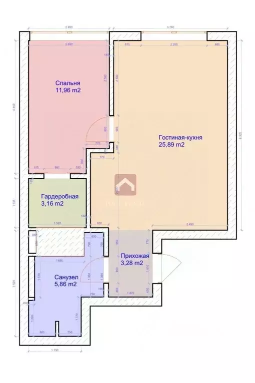 1-к кв. Саратовская область, Саратов Славянская пл., 2 (50.0 м) - Фото 2