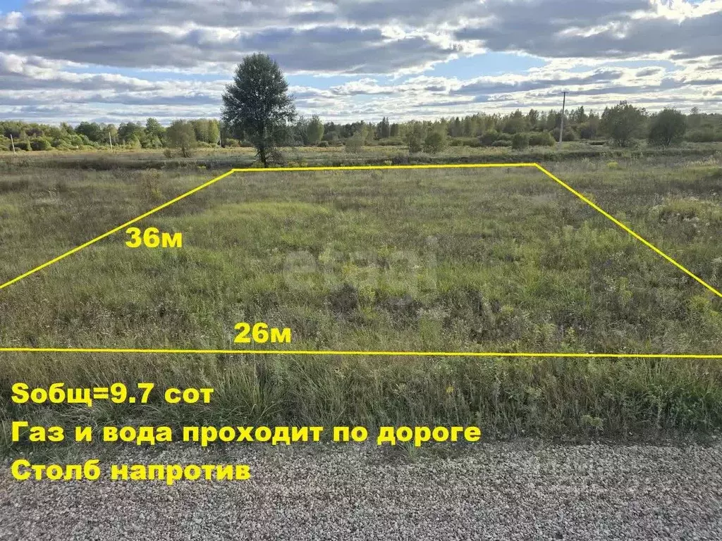 Участок в Брянская область, Брянский район, Новодарковичское с/пос, д. ... - Фото 1