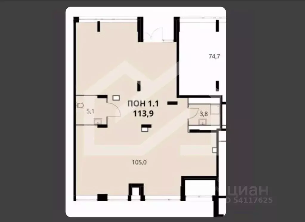 Торговая площадь в Московская область, Химки Подрезково мкр, 1-й ... - Фото 2