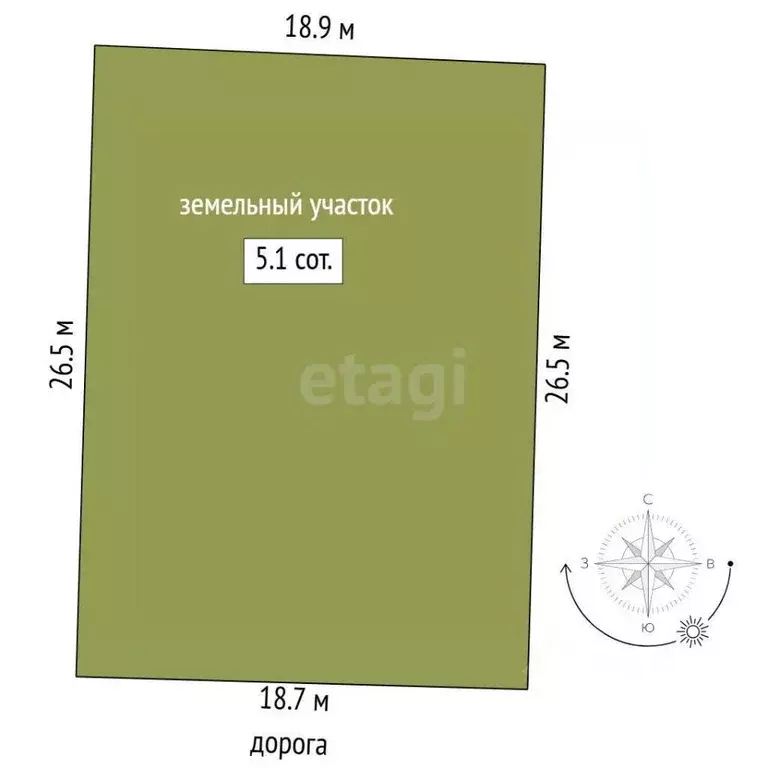 Участок в Тюменская область, Нижнетавдинский муниципальный округ, 7 ... - Фото 2