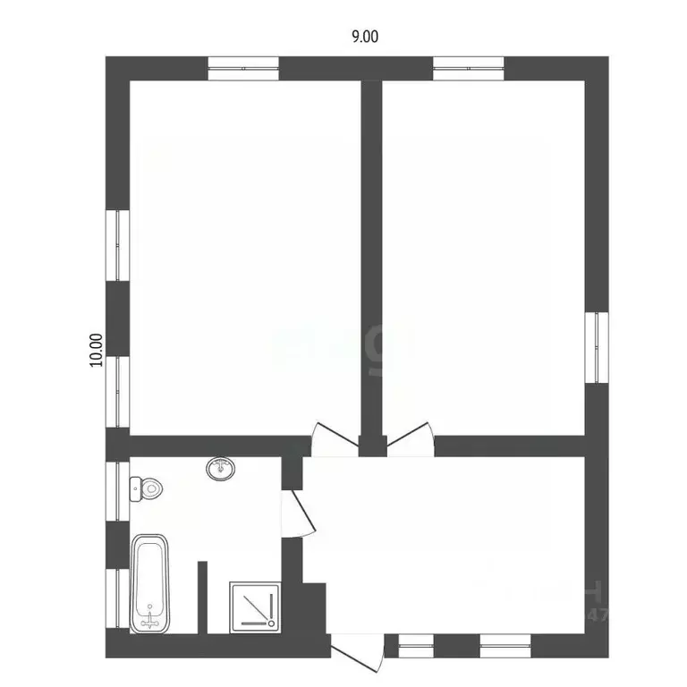 Участок в Крым, Симферопольский район, Урожайновское с/пос, Протон ... - Фото 2