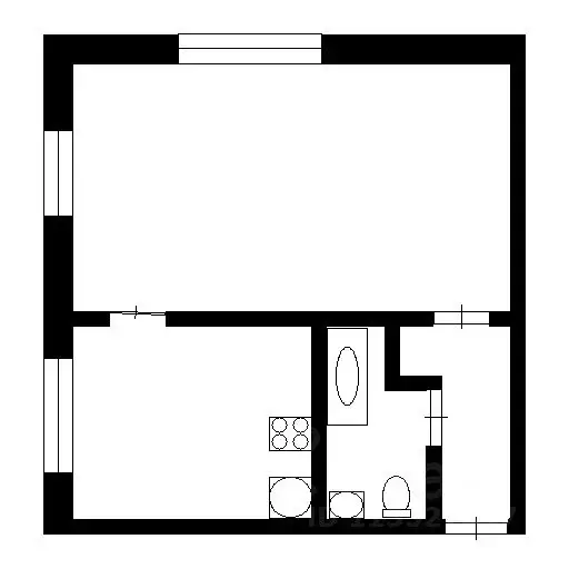 1-к кв. Московская область, Протвино Серпухов городской округ, проезд ... - Фото 2