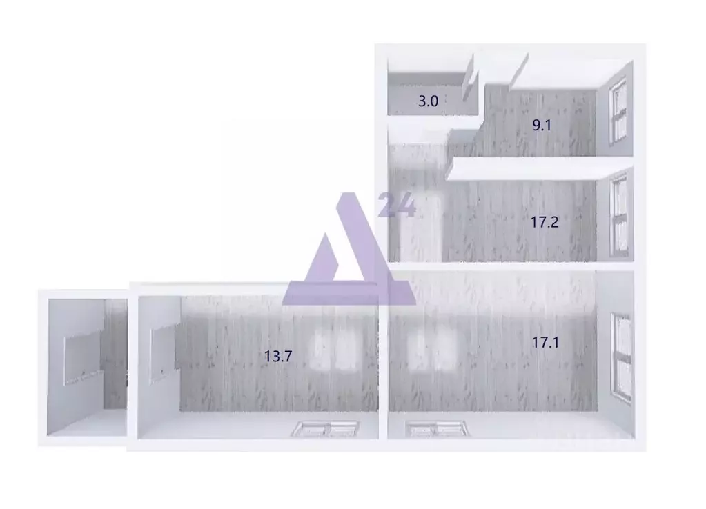 Офис в Алтайский край, Барнаул ул. Шумакова, 44 (60 м) - Фото 2