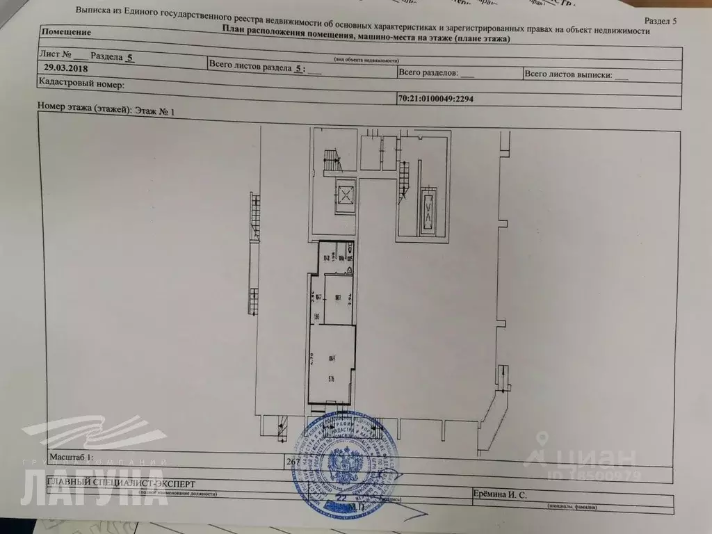 Торговая площадь в Томская область, Томск ул. Розы Люксембург, 79 . - Фото 1