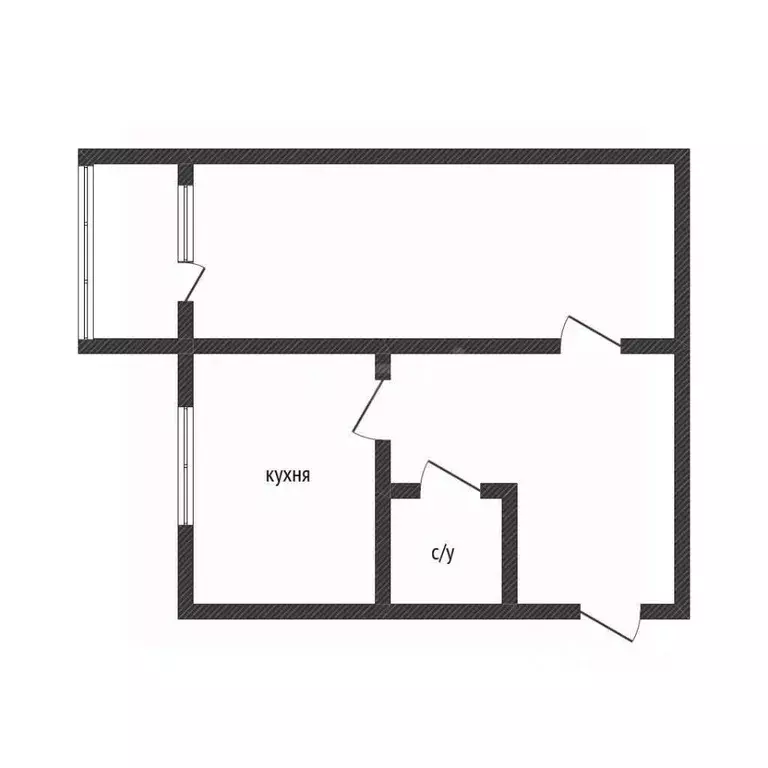 1-к кв. Тверская область, Старица Коммунистическая ул., 38 (30.4 м) - Фото 2