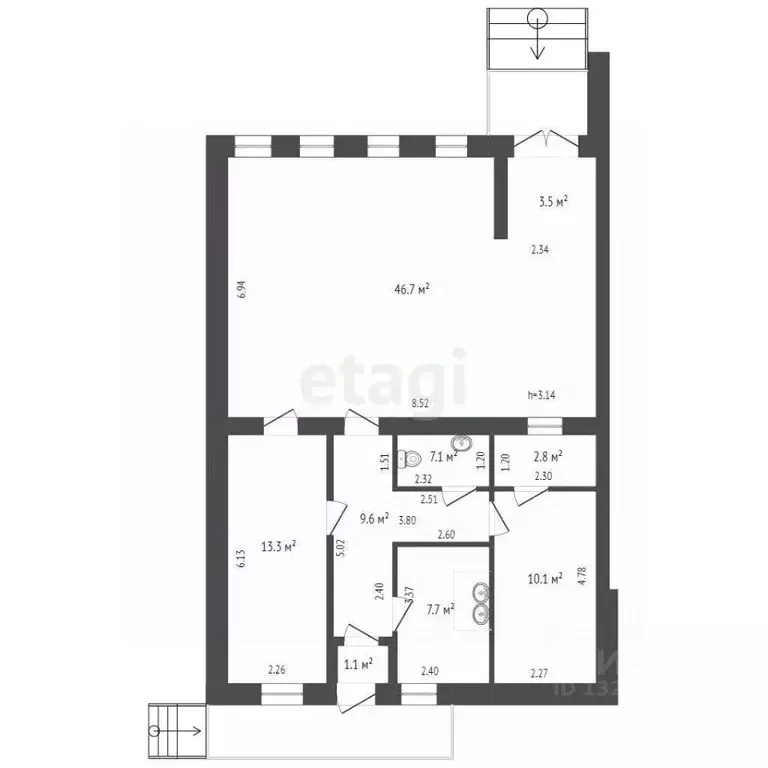 Помещение свободного назначения в Вологодская область, Сокол ... - Фото 2
