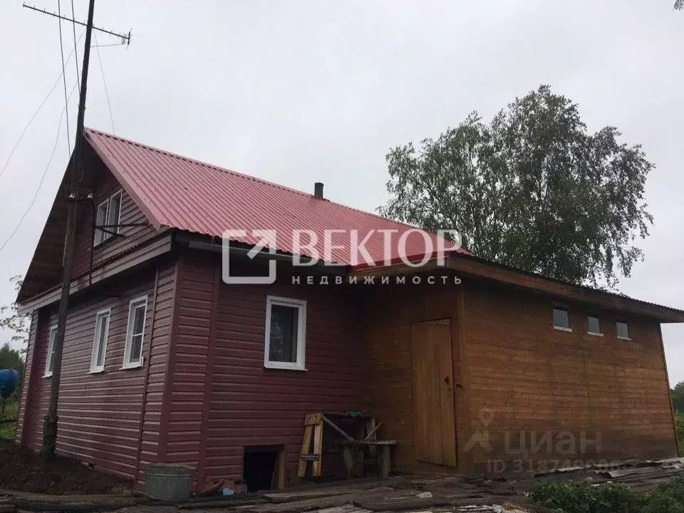 Дом в Вологодская область, Харовский муниципальный округ, д. Угол  (72 ... - Фото 1