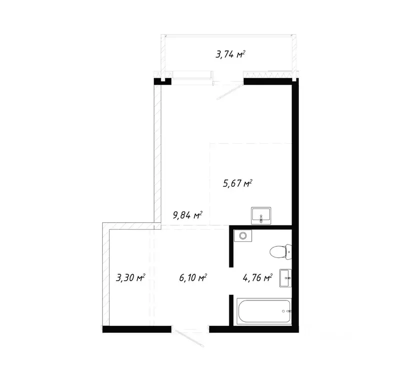 1-к кв. Иркутская область, Иркутск Правобережный округ, Кино жилой ... - Фото 1