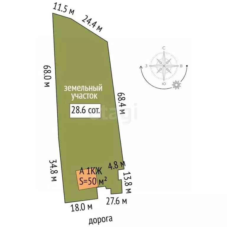 Дом в Тюменская область, с. Аромашево ул. Дзержинского (50 м) - Фото 2