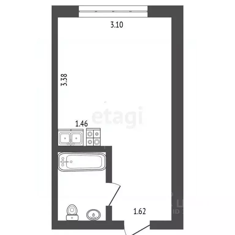 Студия Саха (Якутия), Якутск Экспериментальная ул., 7А (17.2 м) - Фото 2