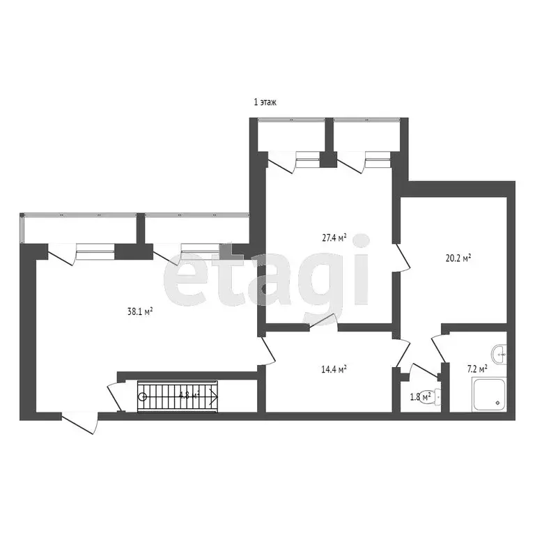 3-комнатная квартира: Бердск, Изумрудный городок, 11 (220 м) - Фото 0