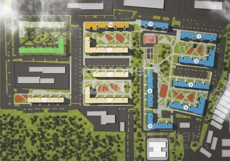 1-к кв. Челябинская область, Челябинск Нефтебазовая ул., 22 (36.0 м) - Фото 2